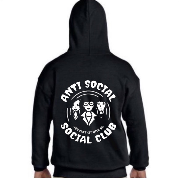 Daria Anti-social Club Hoodie - Picture 1 of 6